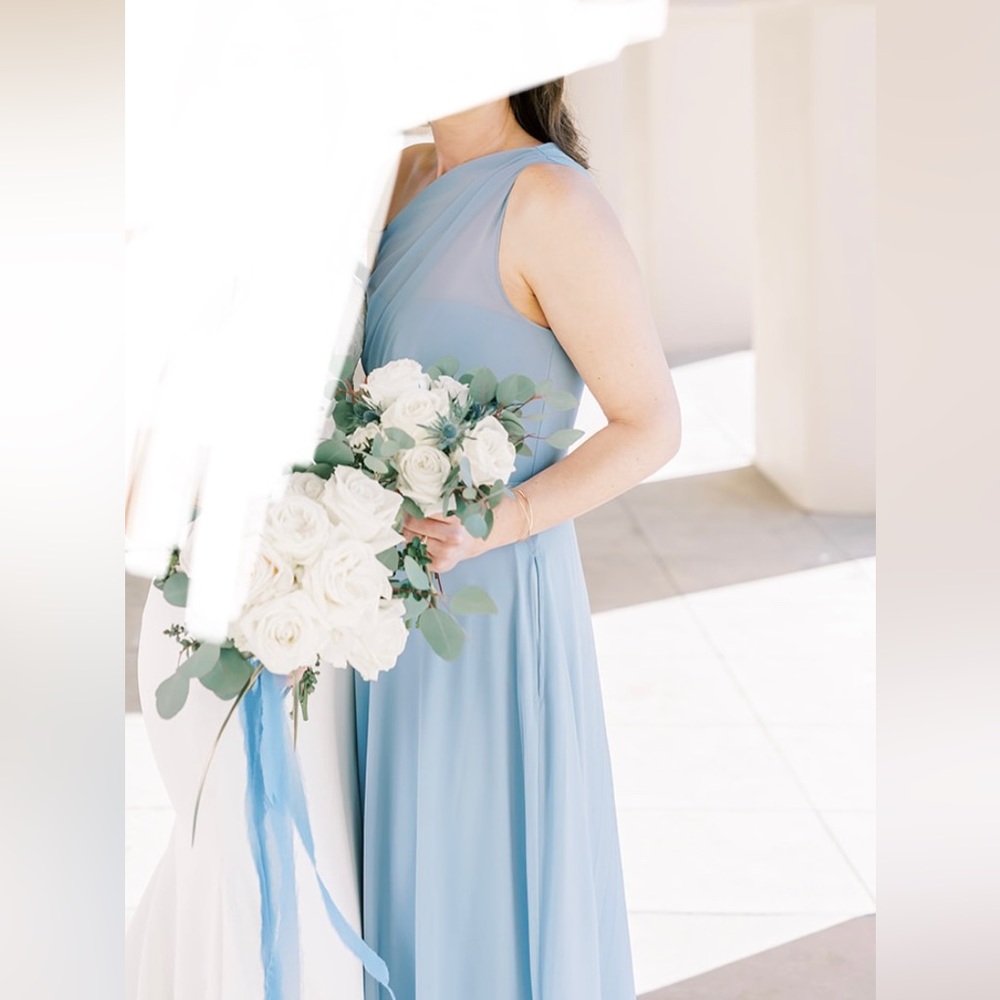 Birdy Grey Kira Bridesmaids Dress - dusty blue